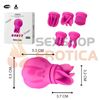 Vibrador con accesorios estimulantes